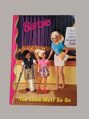 5/$20 Barbie Vintage 1998 Hardcover Book The Show Must Go On Grolier